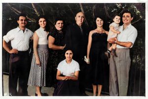 משפחת עבו - 1953 - במרכז רפאל עבו וצאצאיו